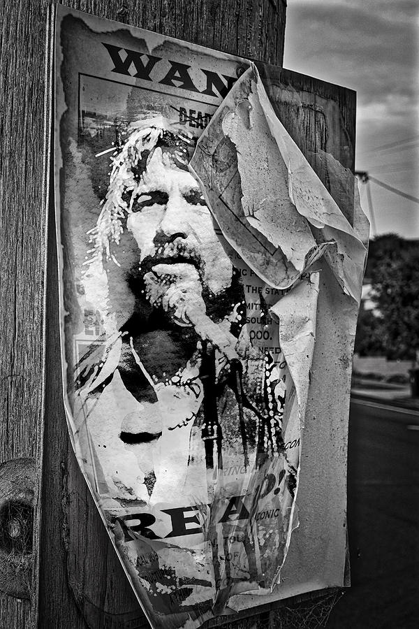 Outlaw Waylon Jennings Photograph by Mal Bray