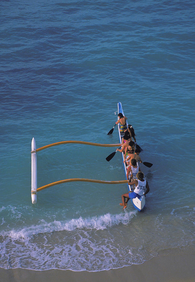Outrigger On Hawaii Photograph