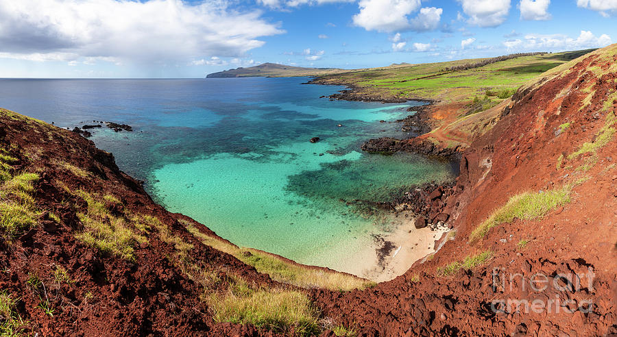 Ovahe Beach on Rapa Nui Photograph by Olivier Steiner - Fine Art America