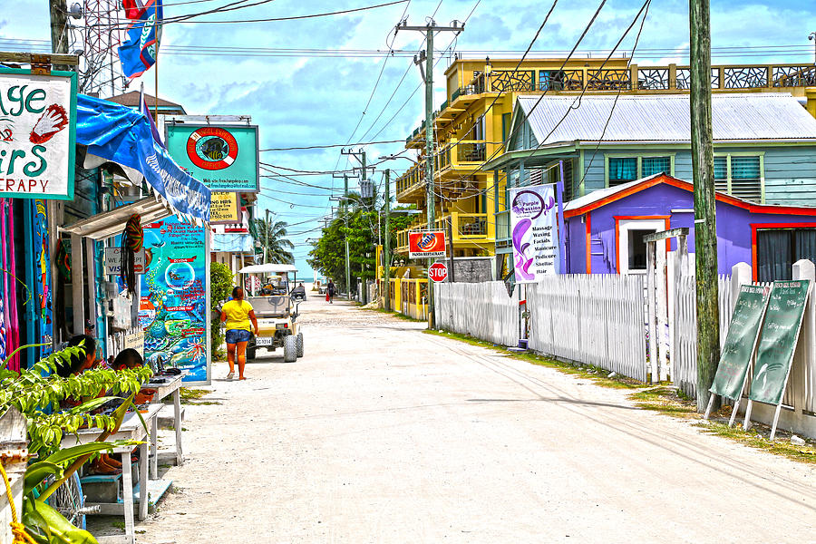 Over by Purple Passion Caye Caulker Belize Photograph by Lee ...