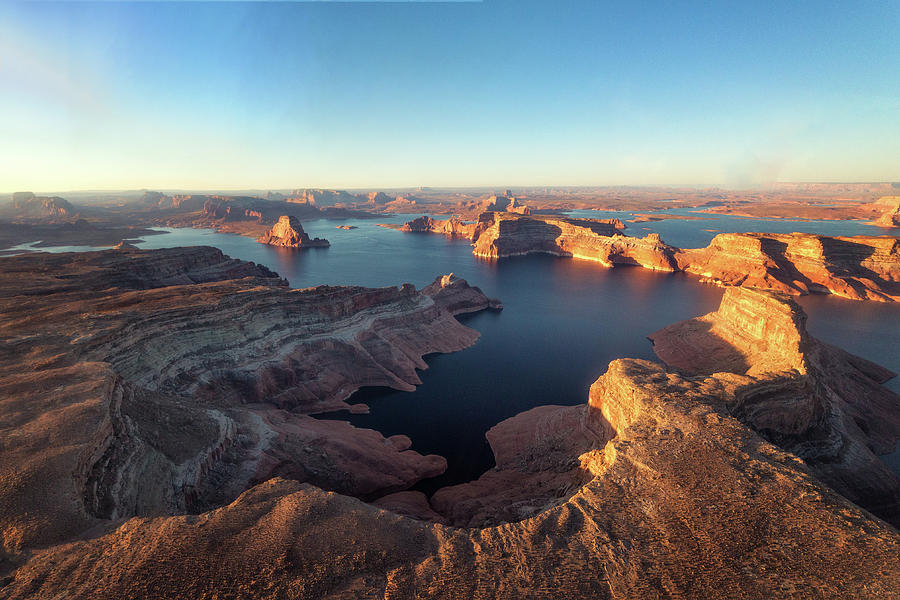 Over Lake Powell Aerial Photograph by Alex Mironyuk - Fine Art America