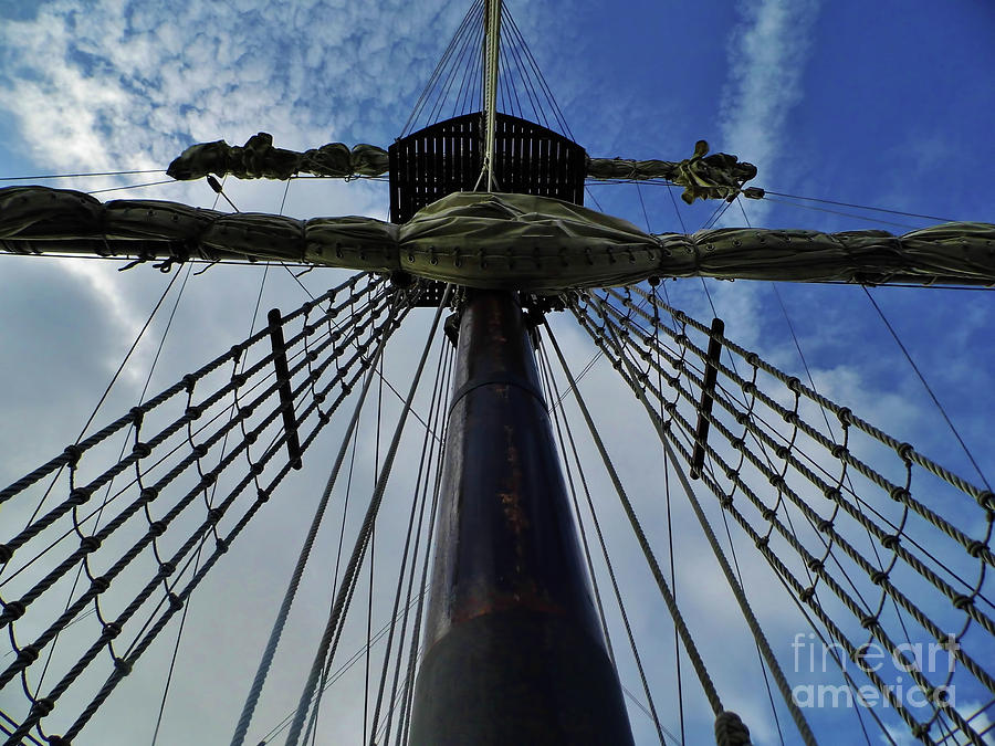 Over My Head-Main Mast Photograph by D Hackett