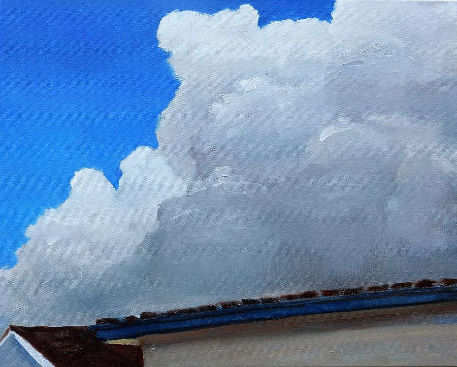 San Jose Painting - Over My House by Gary Coleman