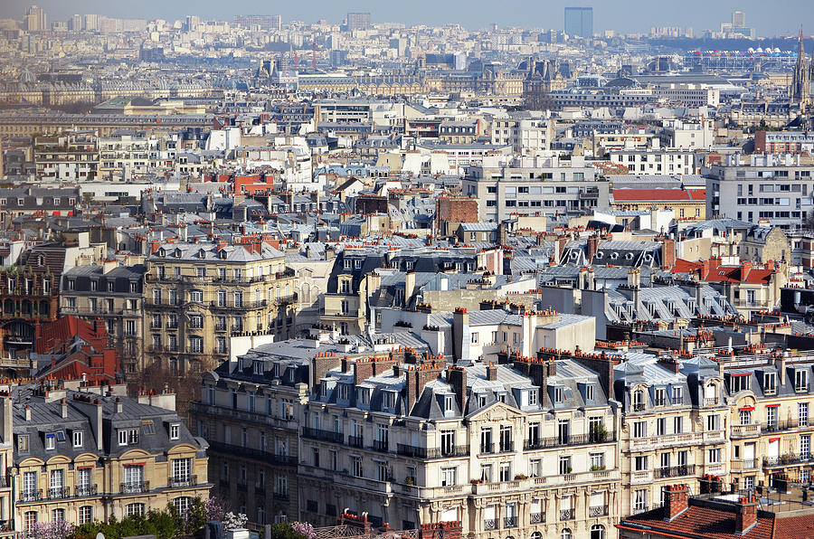 Over Paris Rooftops Photograph by Shawn OBrien