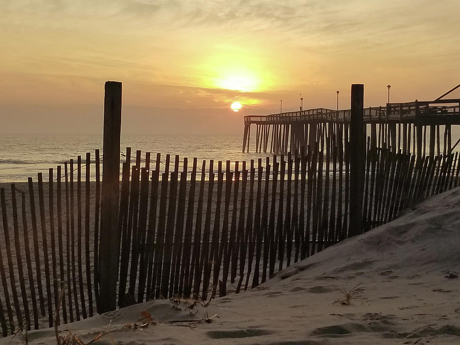 Over The Dune To Sunrise Photograph