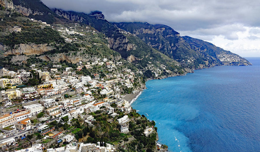 Overall View Of Part Of The Amalfi Coast In Italy Photograph by Rick ...