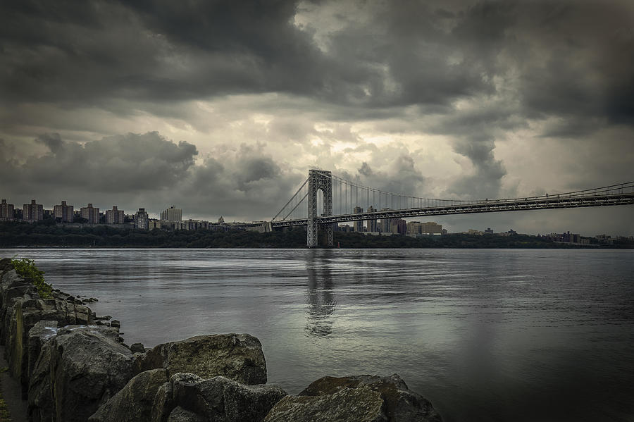 New York City Photograph - Overcast and a bridge by Jorge Perez - BlueBeardImagery
