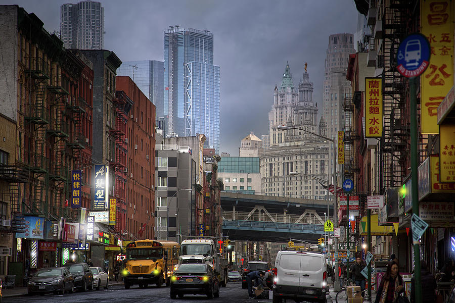 Overcast Day in Chinatown Photograph by Mark Andrew Thomas