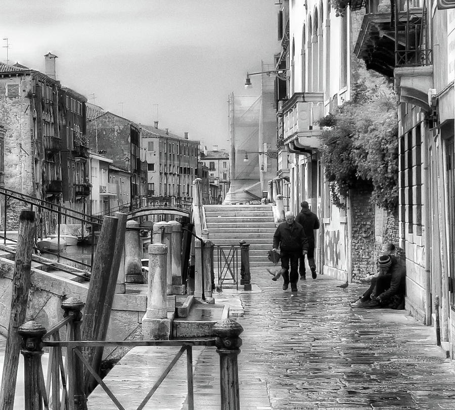Overcast Day in Venice 2 Photograph by John Hoey