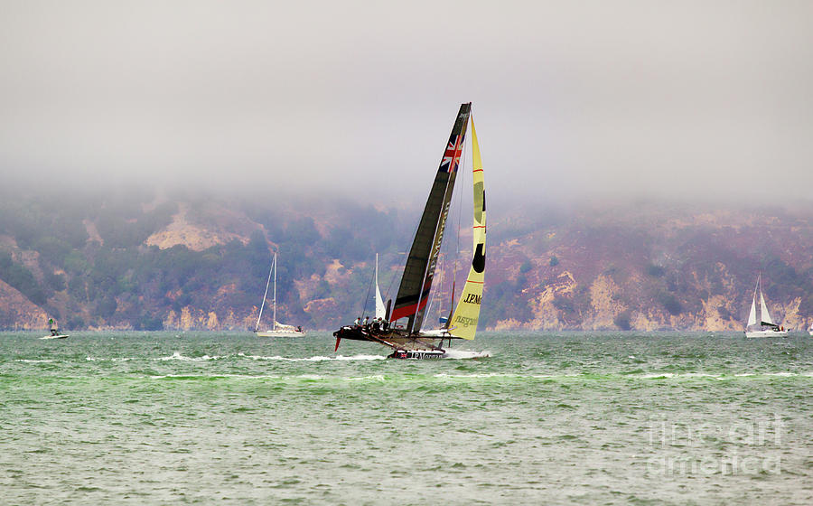 Overcast Skies 34th World Series Americas Cup Photograph by Chuck Kuhn