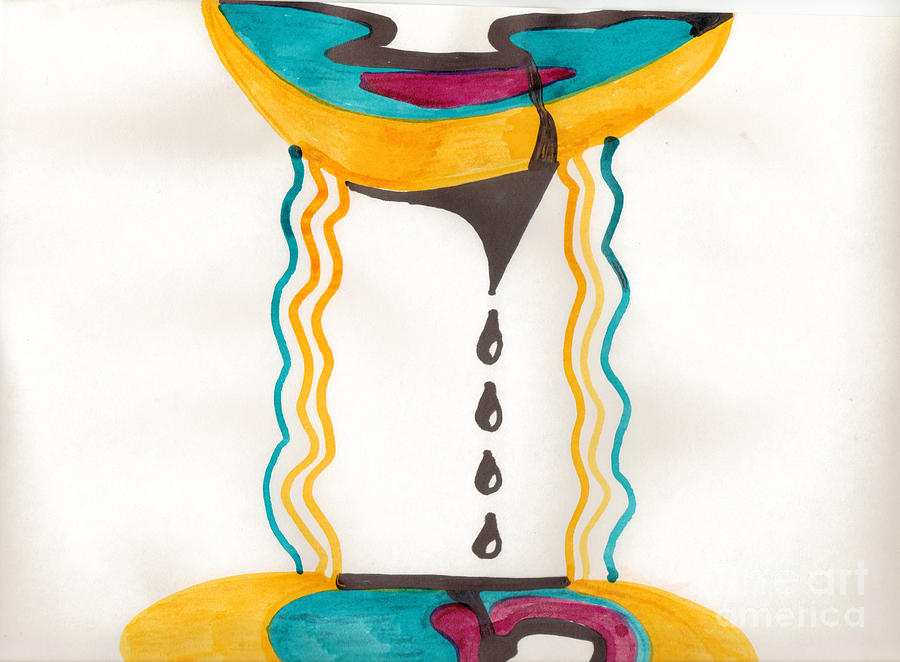 Overflow Mixed Media - Overflow by Mary Mikawoz Overflow Mixed Media - Overflow by Mary Mikawoz