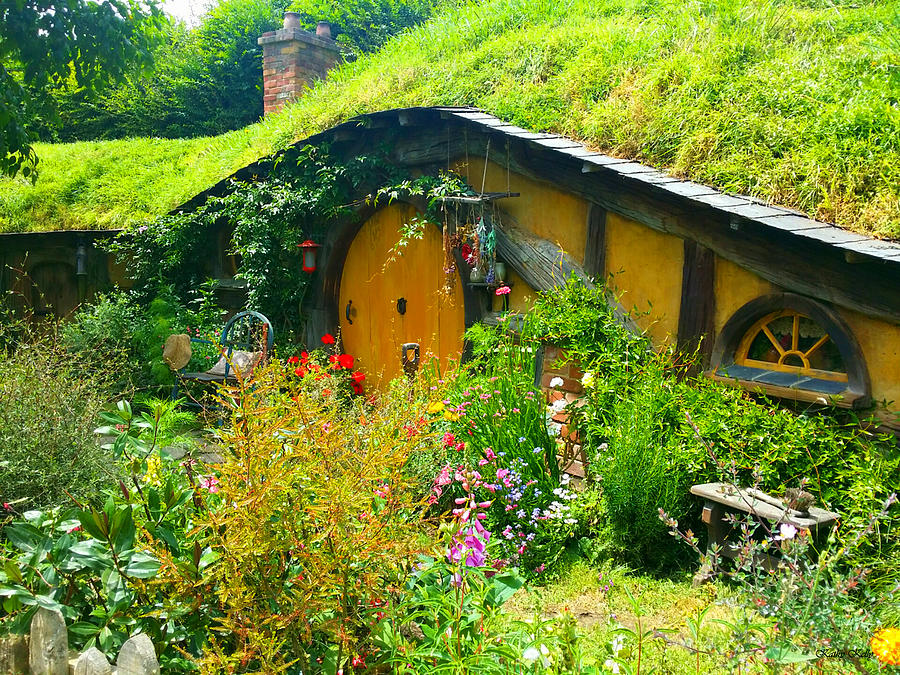 Overgrown Hobbit Garden Photograph by Kathy Kelly
