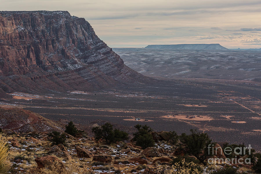 Overlooking An Indian Reservation In Arizona Photograph