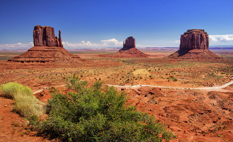 Overlooking Monument Valley Photograph by Carolyn Derstine