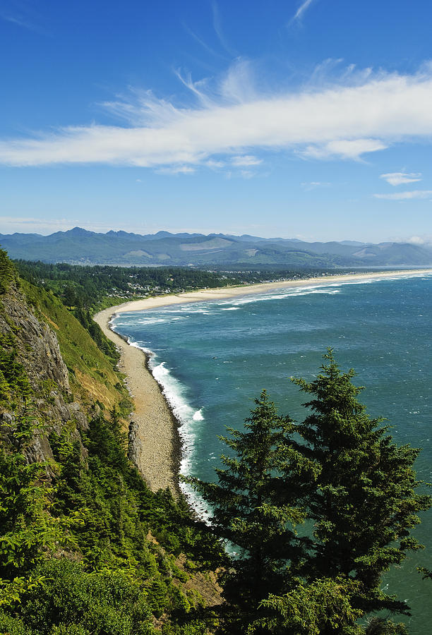 Nature Photograph - Overlooking Nehalem Bay by Greg Vaughn - Printscapes