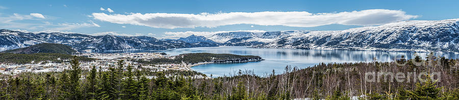 Mountain Photograph - Overlooking Norris Point, NL by Mike Organ