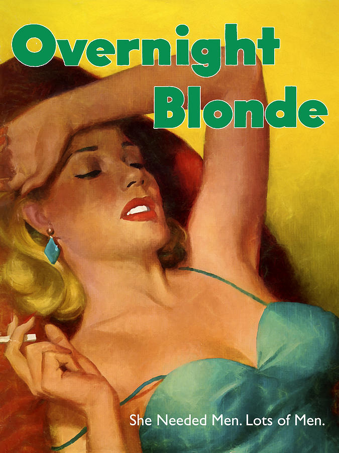 Overnight Blonde Painting by Dominic Piperata