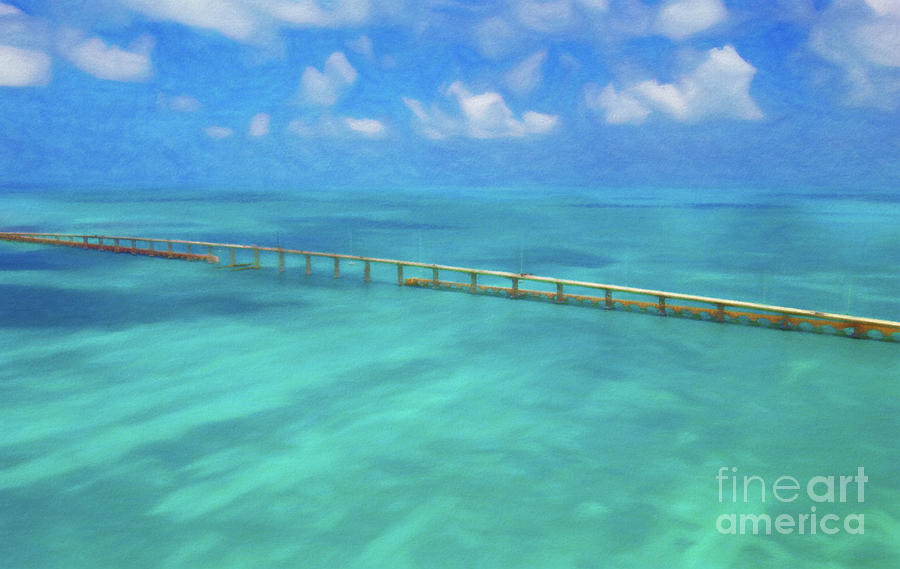 Overseas Highway Florida Keys Digital Art by Patrick Lynch