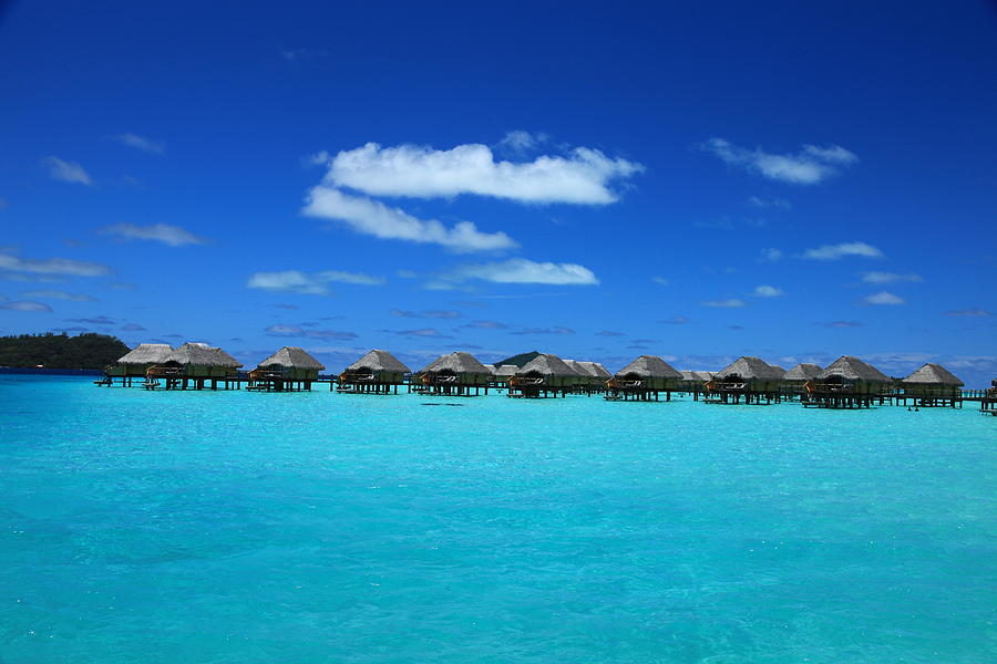 Overwater Bungalows Photograph by Owen Ashurst - Fine Art America