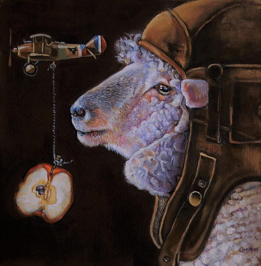 The Temptation of the Ewe Painting by Jean Cormier
