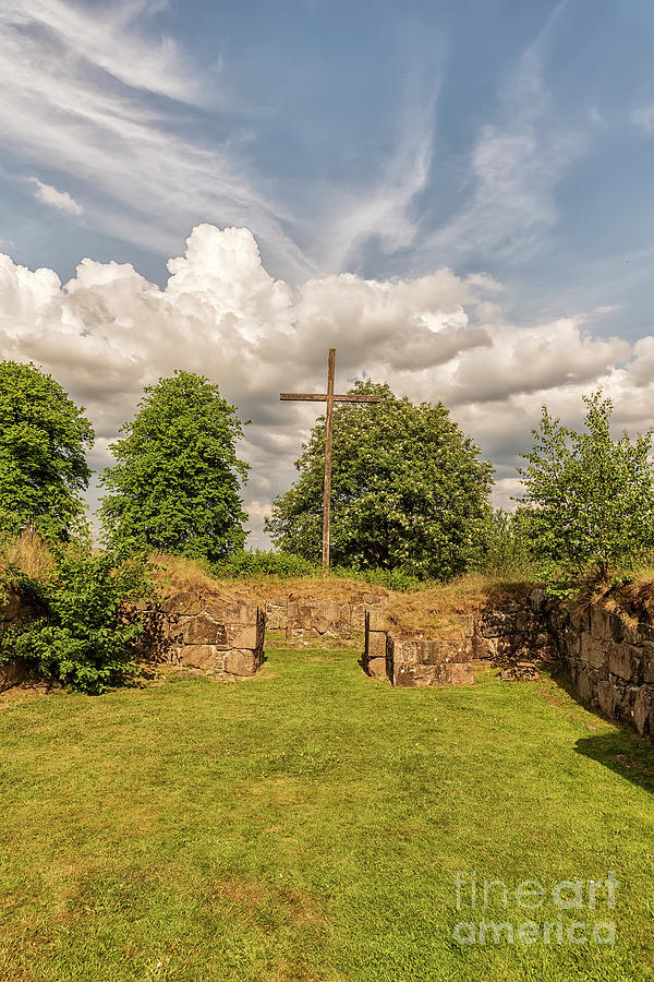 Ovraby Church Ruin Photograph by Antony McAulay