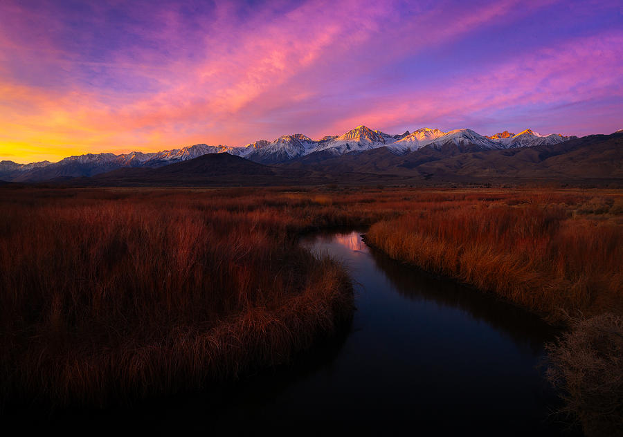 Owens River Sunrise Photograph by CEB Imagery - Fine Art America