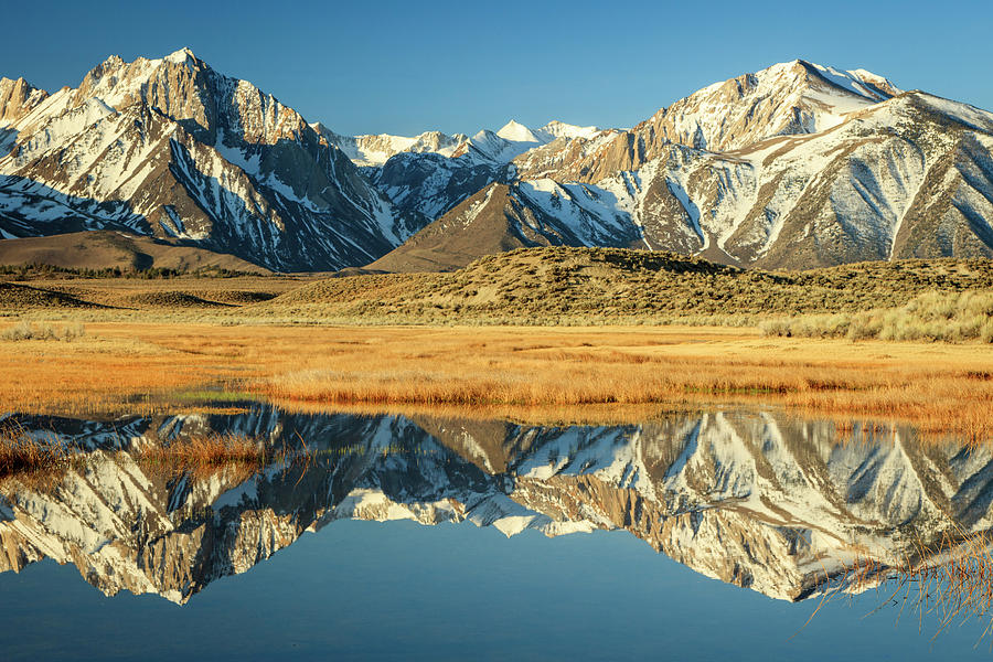 Mountain Photograph - Owens Valley Reflections by Wasatch Light