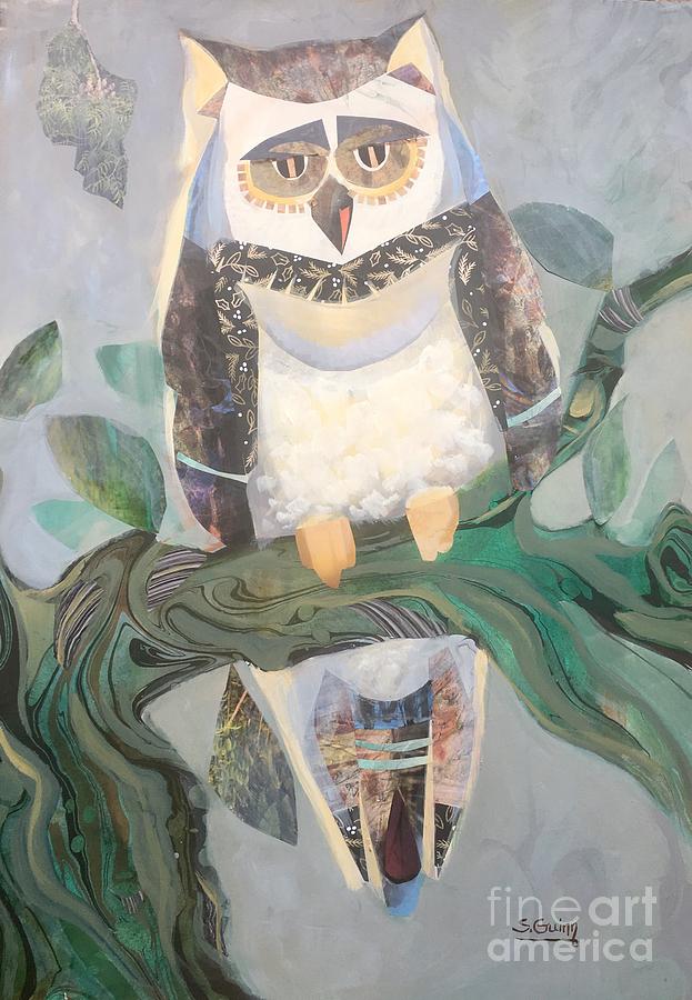 Owl Painting - Owl 2 by Shane Guinn