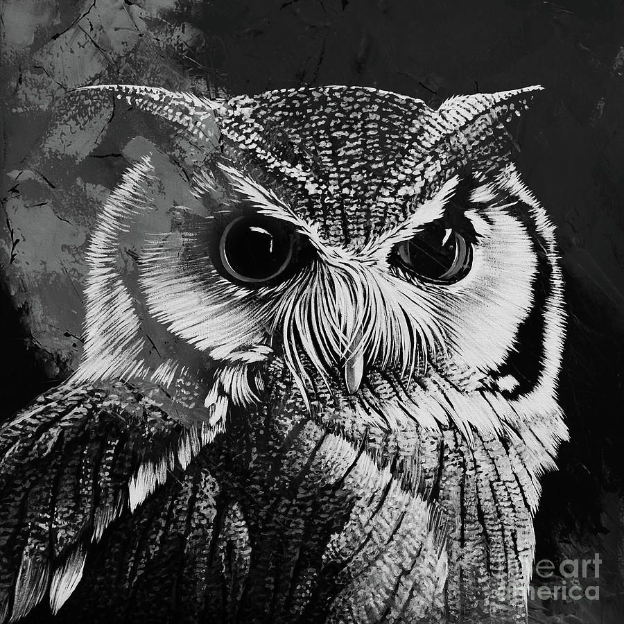 Owl 546 Painting by Gull G