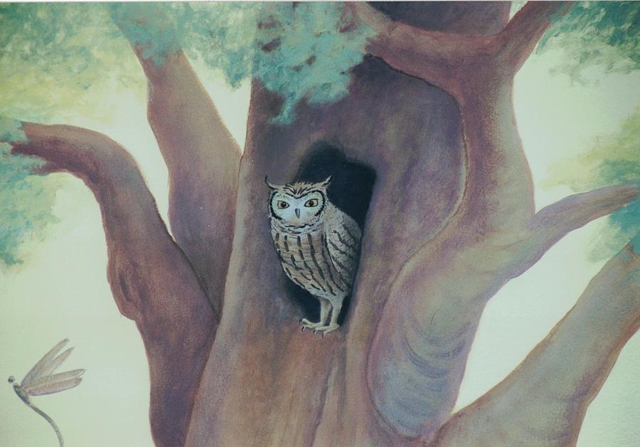 Owl in Tree by Suzn Smith Owl in Tree by Suzn Smith