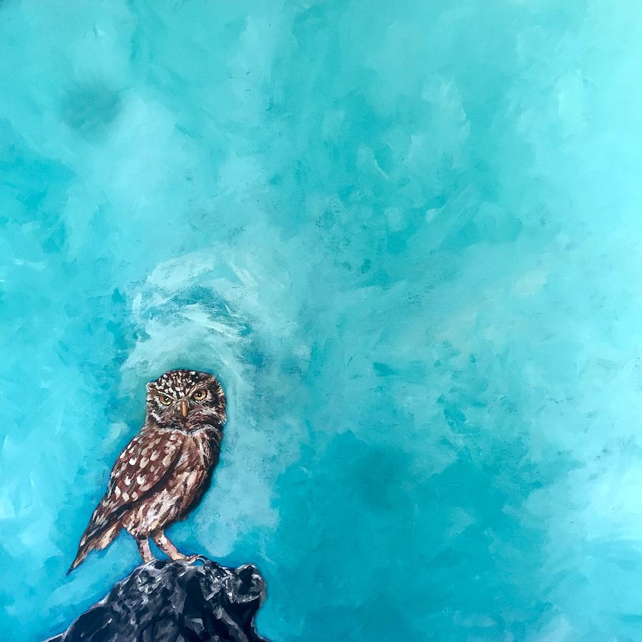 Owl Painting by Joel Tesch