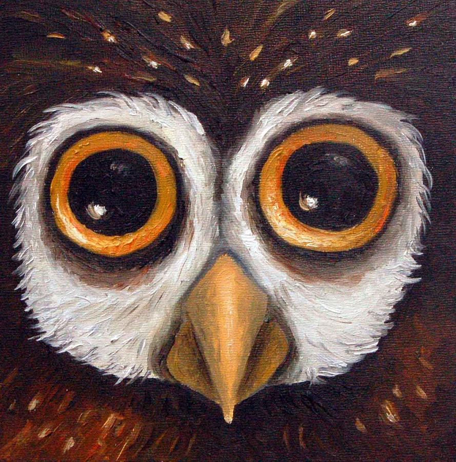 Owl Painting by Leah Saulnier The Painting Maniac