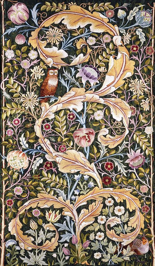 Owl Painting by William Morris
