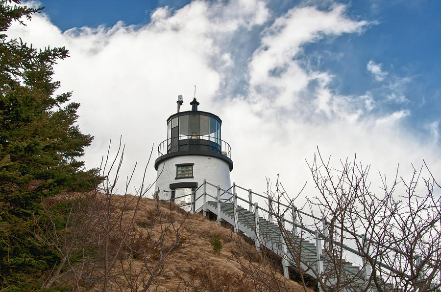Lighthouse Photograph - Owls Head Lighthouse 4761 by Guy Whiteley