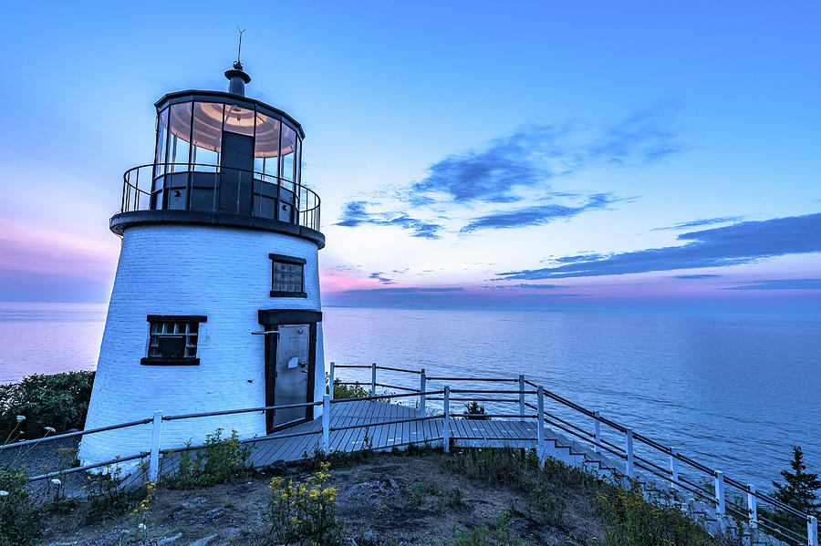 Owl's Head Lighthouse Photograph by Hershey Art Images - Fine Art America