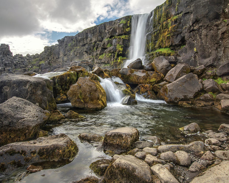 Oxararfoss Waterfall Photograph by Norberto Nunes