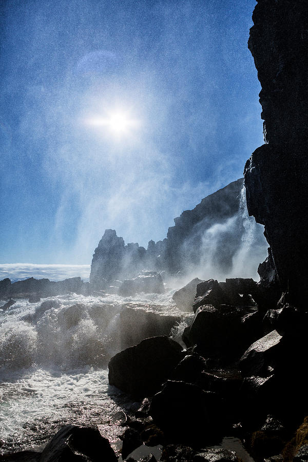 Waterfall Photograph - Oxararfoss Waterfalls, Thingvellir by Panoramic Images