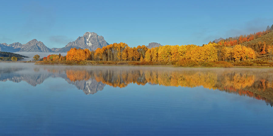 OxBow Bend First Light  Photograph by Wes and Dotty Weber
