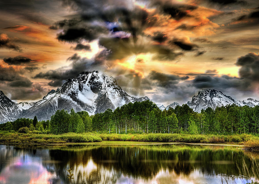 Oxbow Bend In Grand Tetons National Park Photograph by Dan Barba