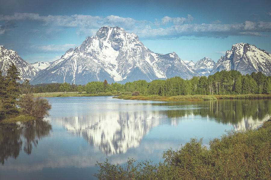 Oxbow Overlook in the Grand Tetons Photograph by Dana Foreman