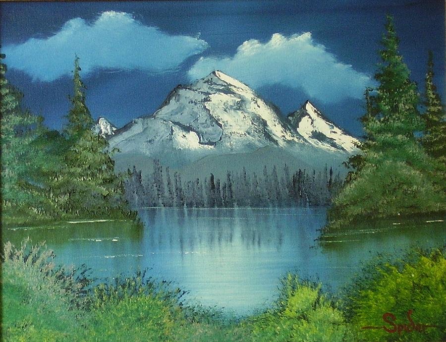 Landscape Painting - Oxbow by Spider Ryan