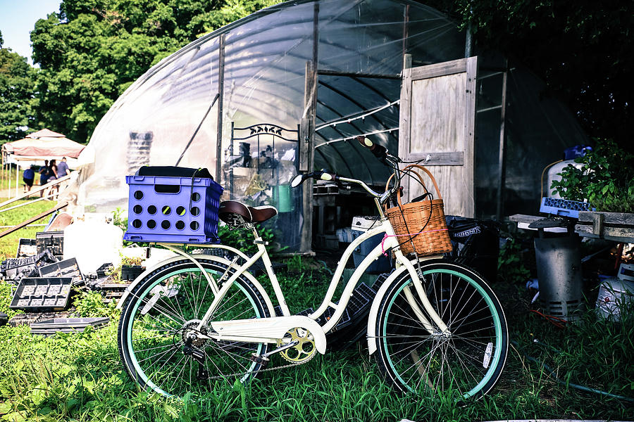 Farm Photograph - Oxen Hill Farm Bike by Jennifer Graham