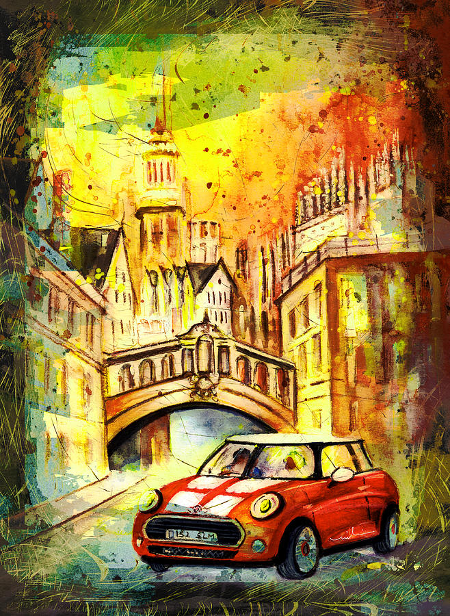 Oxford Authentic Madness Painting by Miki De Goodaboom