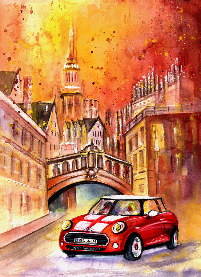 Oxford Authentic Painting by Miki De Goodaboom