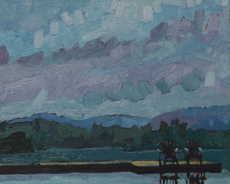 Oxtongue Sunrise Painting by Phil Chadwick