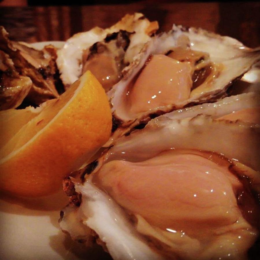Dinner Photograph - Oyster Bar by Nori Strong