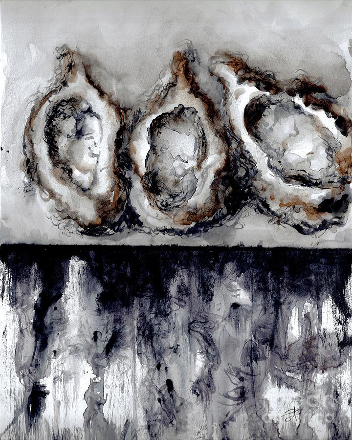 Oyster Bed Painting by Francelle Theriot