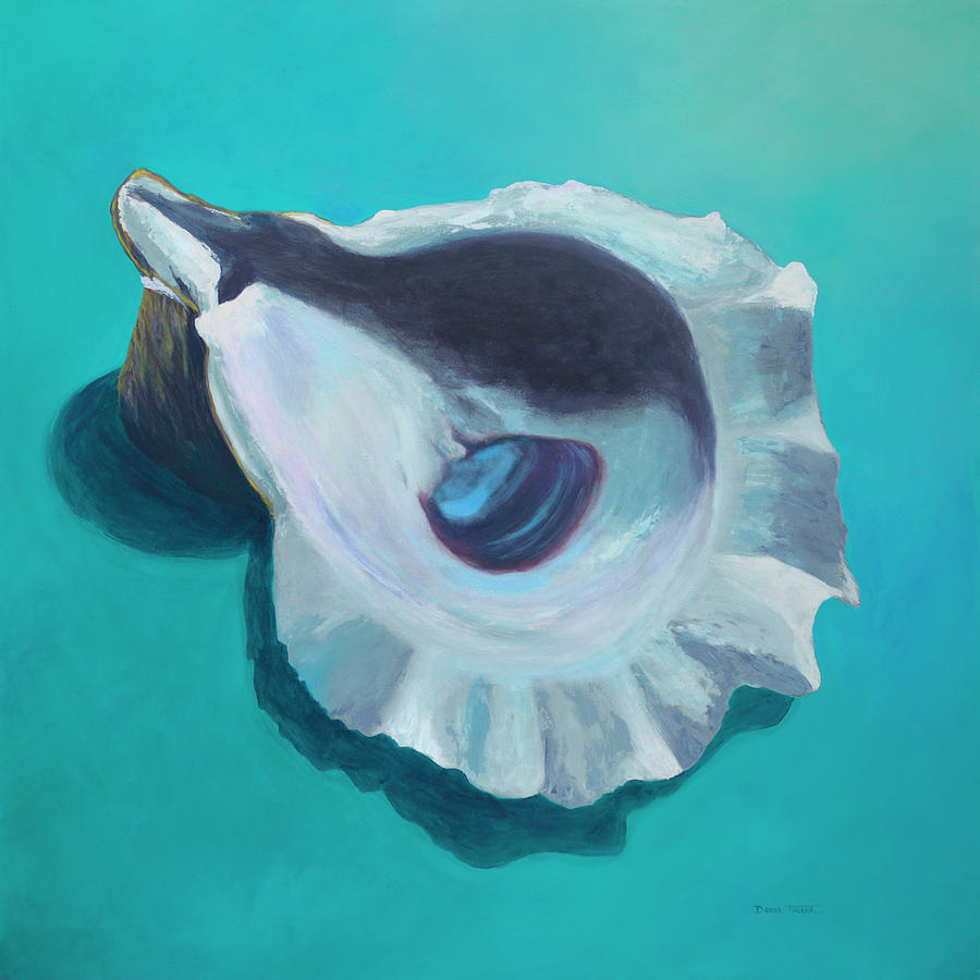 Oyster Blues Painting by Donna Tucker