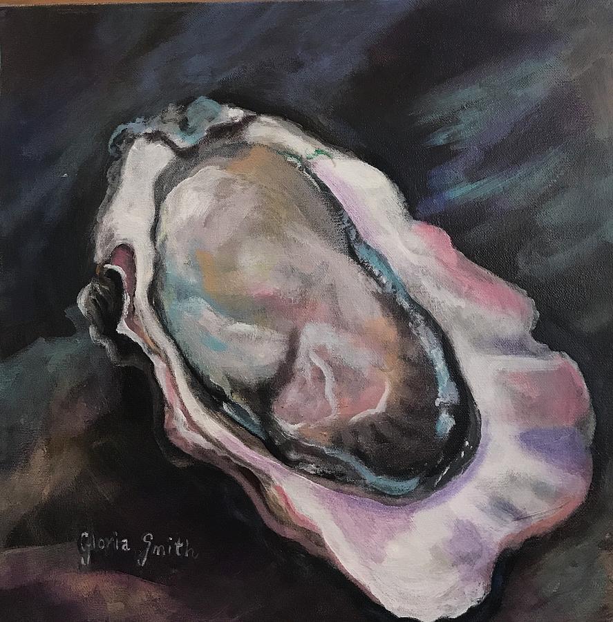 Oyster Painting by Gloria Smith