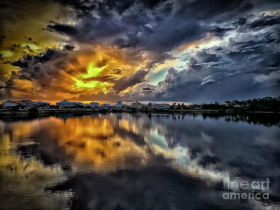 Oyster Lake Sunset Photograph by Walt Foegelle